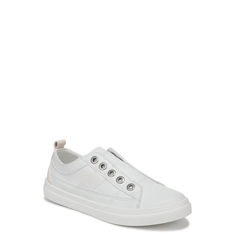 Women's Hangout Slip On Sneakers (White Faux Leather)