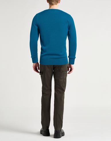 Man Sweater Deep teal Size 42 Cashmere