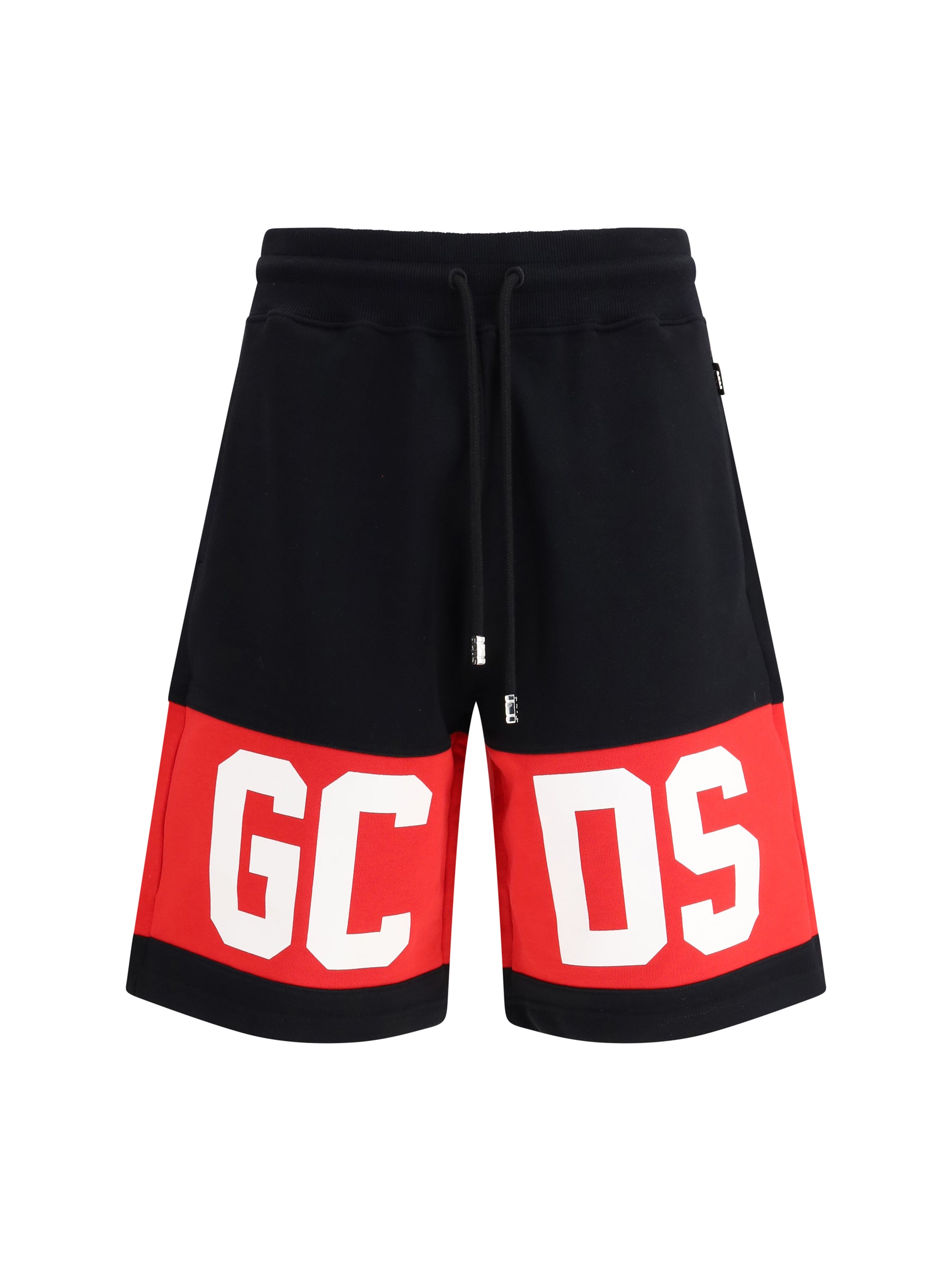 Band Logo Sweat Bermuda Shorts — Black
