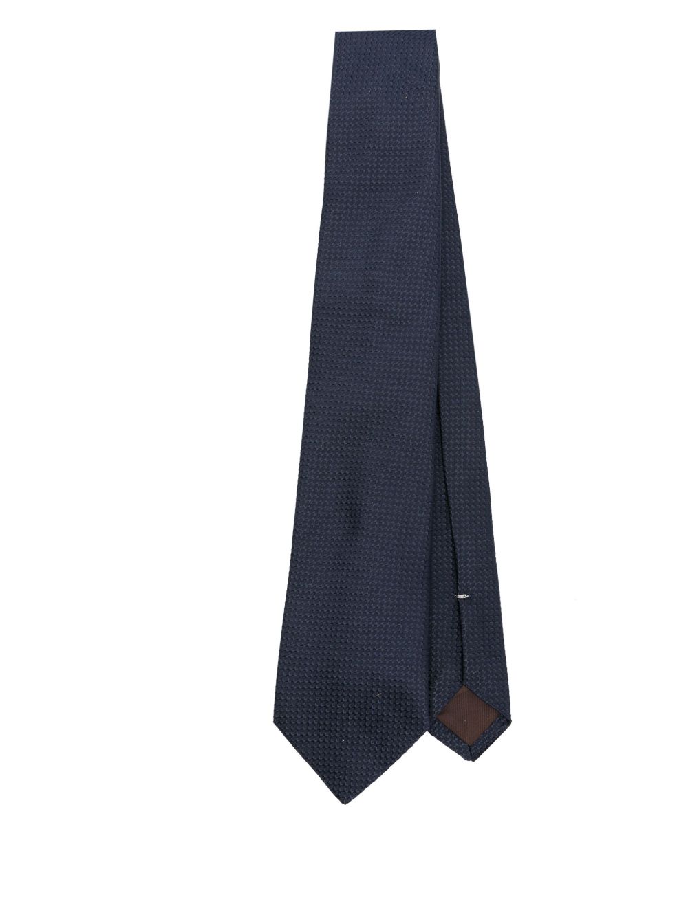 Patterned-jacquard tie - Blue