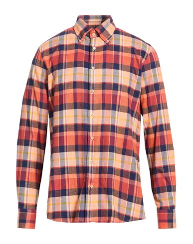 Stenströms Man Shirt Salmon pink Size L Cotton