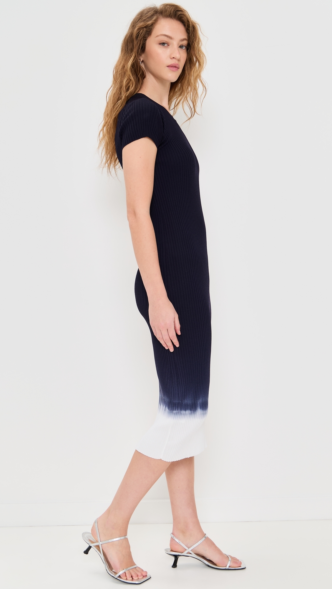 Colleen Dress Navy Ombre