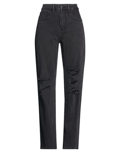 Woman Jeans Black Size 28 Cotton, Tencel, Recycled cotton, Elastane