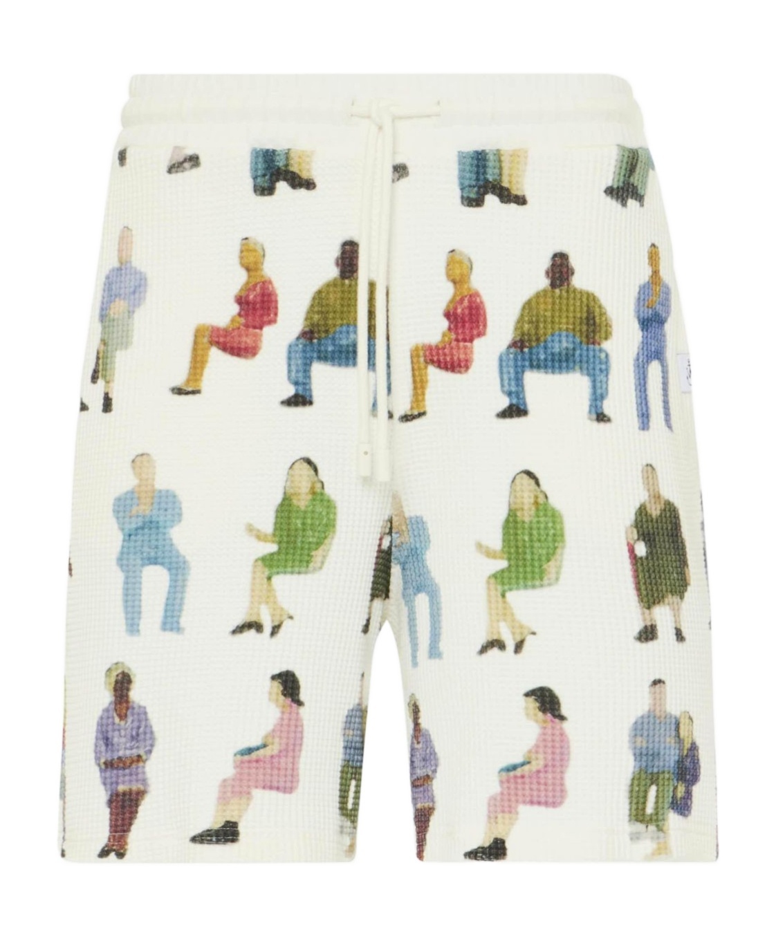 Waffle-texture shorts