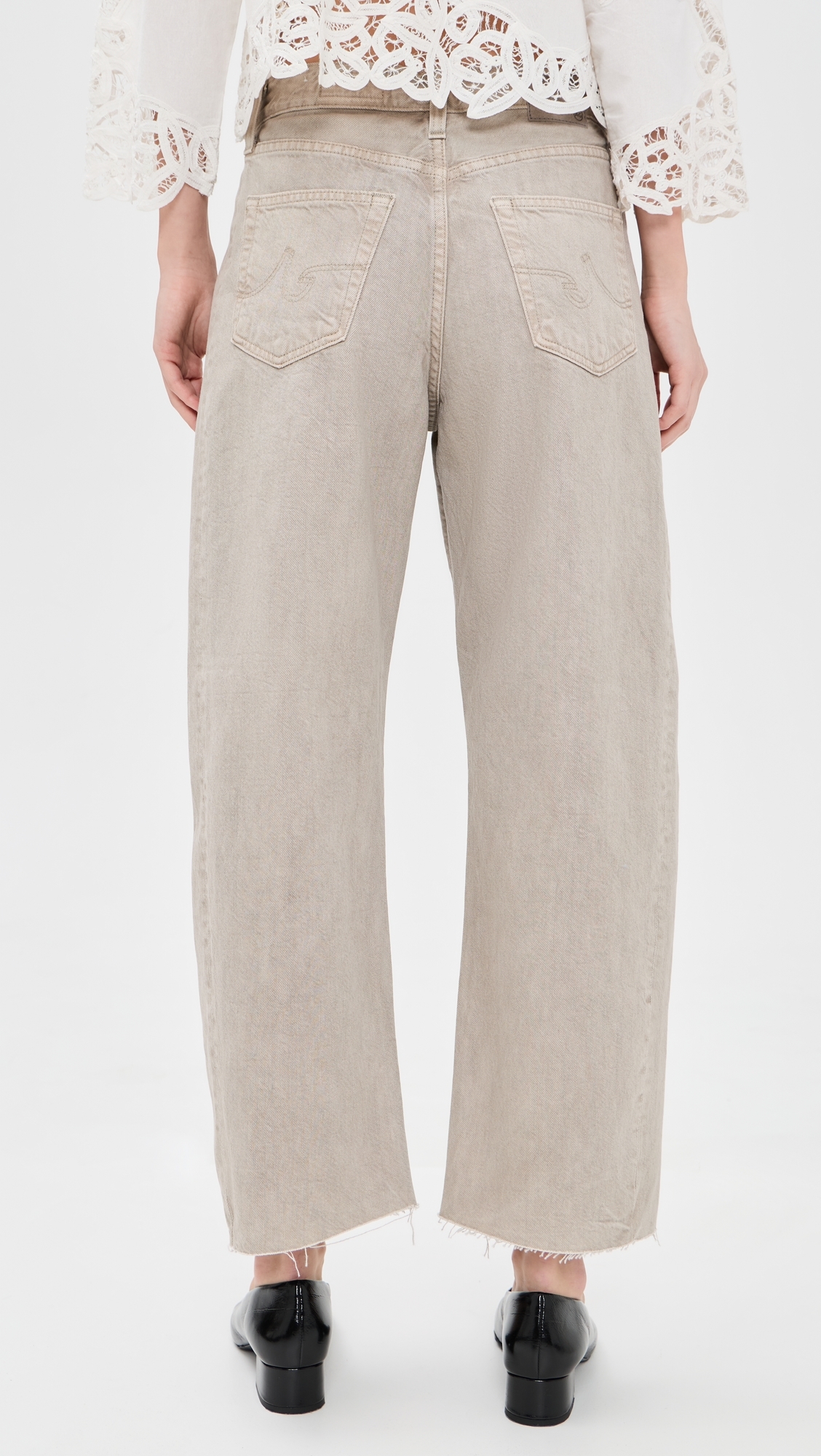 Hattie Crop Jeans Sulfur Light Taupe
