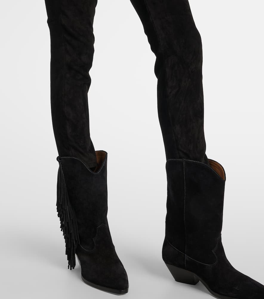 Dorothea suede slim pants