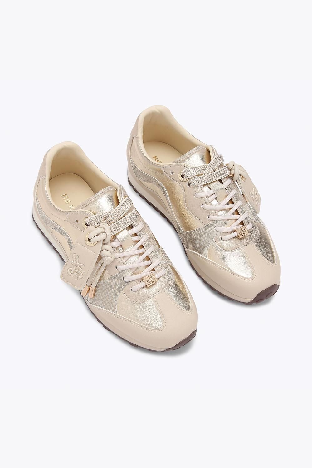KG Kurt Geiger Women's 'Lorelei' Trainers in Gold