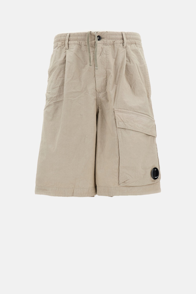 Beige Boxy Shorts