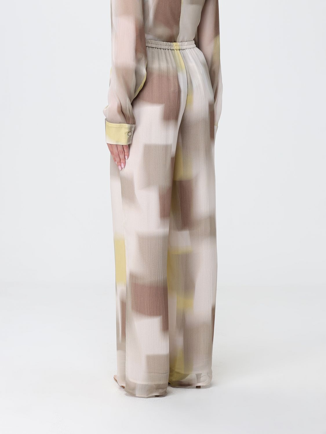 Pants Woman color Yellow