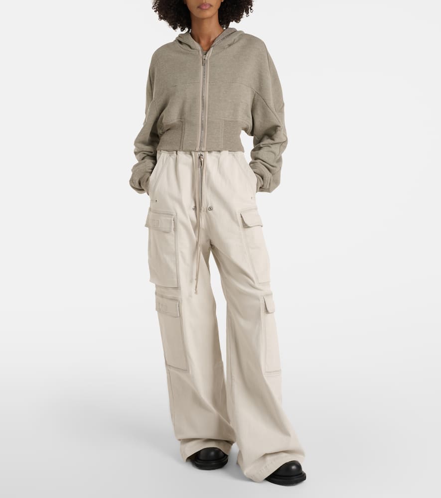 Jumbo cotton-blend cargo pants