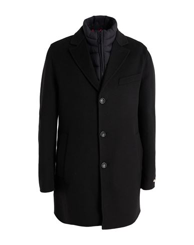 Paltò 365 Man Coat Black Size 44 Wool, Nylon