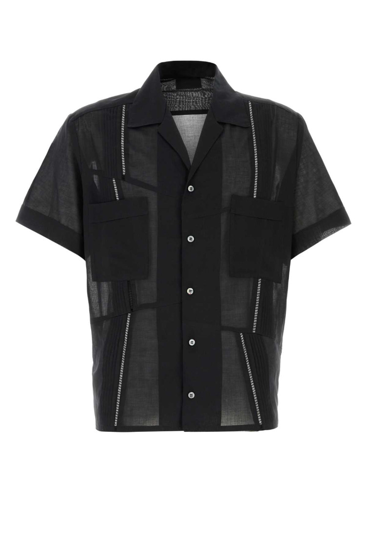 Black cotton Broken shirt
