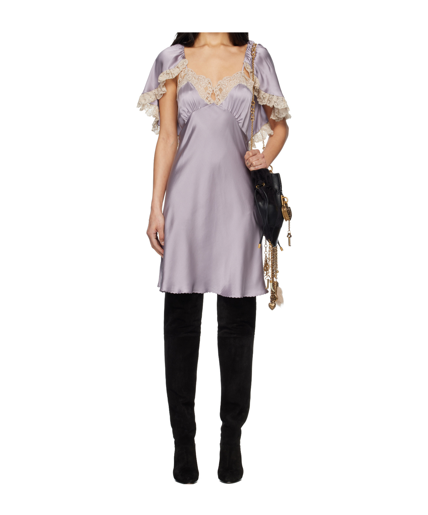 Shawl mini dress