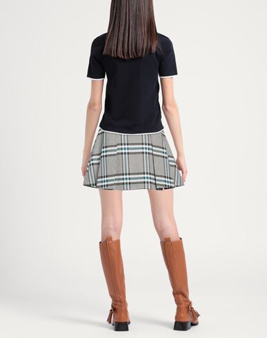 Woman Mini skirt Black Size 6 Polyester, Viscose, Elastane