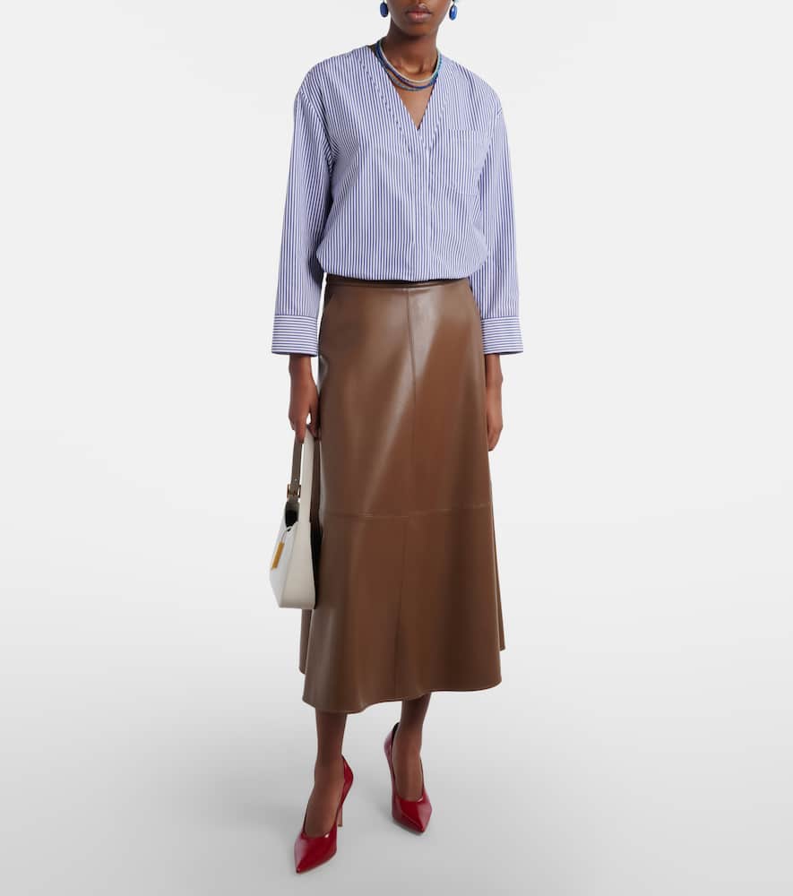Chicca cotton poplin shirt