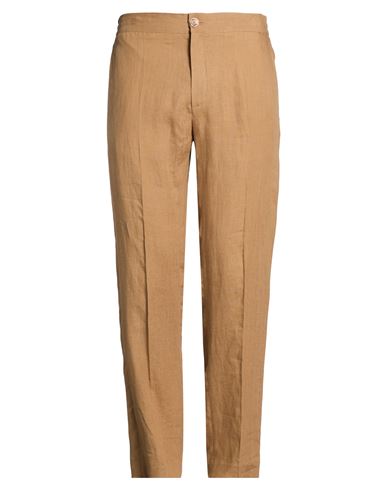 Man Pants Camel Size 26 Linen