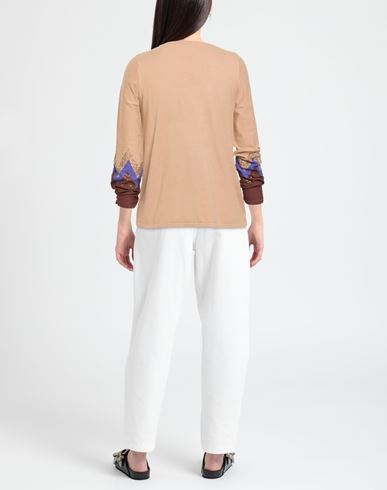 Gold Woman Sweater Camel Size L Viscose, Polyester, Polyamide