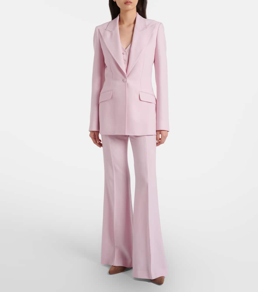 Rhein wool flared pants