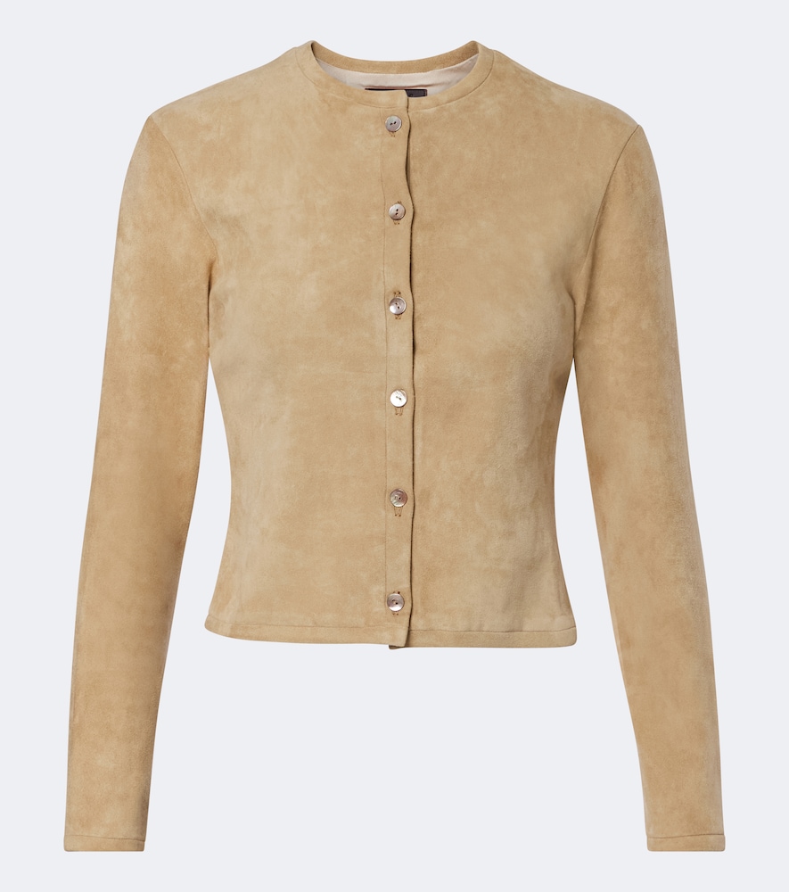 Astrid suede cardigan