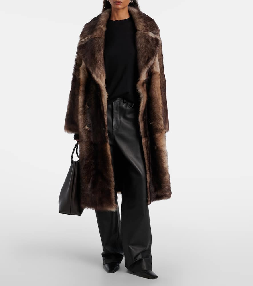 Shearling coat