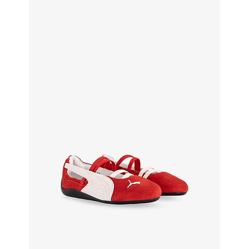 Womens Speedcat Ballet Suede Low-Top Trainers