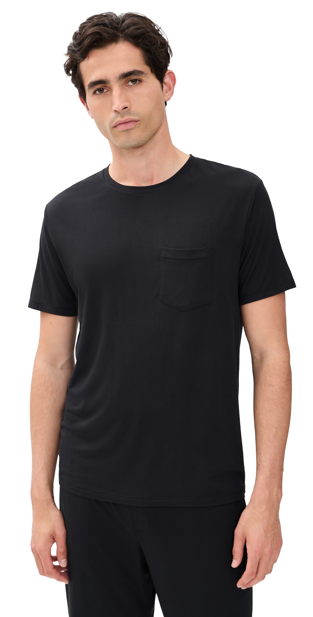 Second Skin Sleep Pocket Tee Black