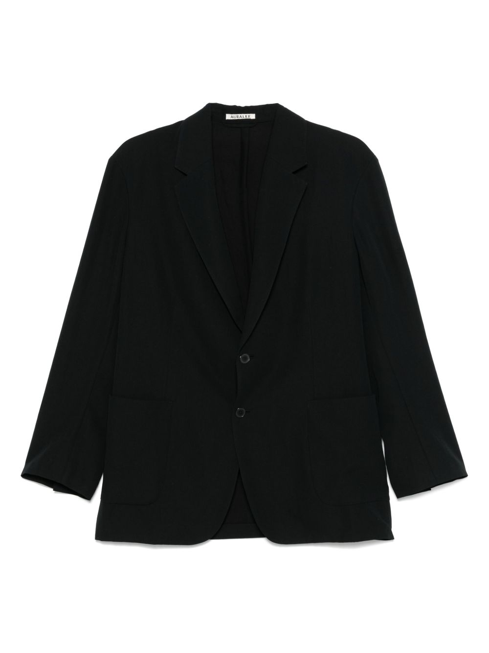 Cotton-wool blazer - Black