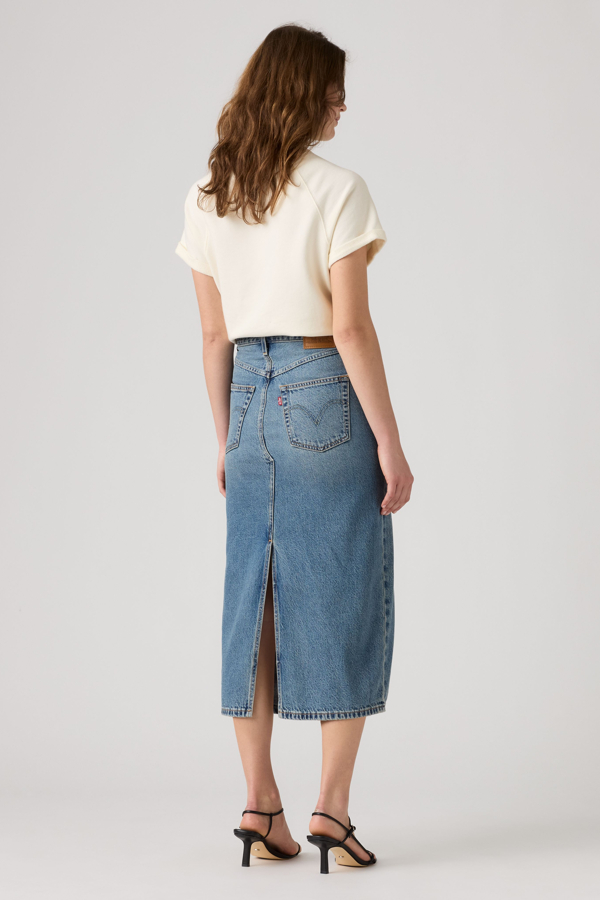 Decon Slit Midi Skirt