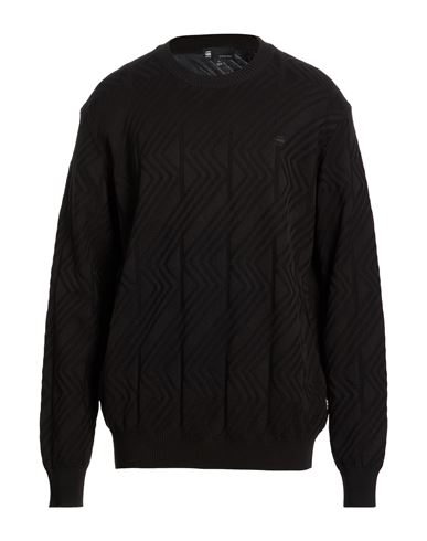 Man Sweater Black Size XL Organic cotton, Polyacrylic