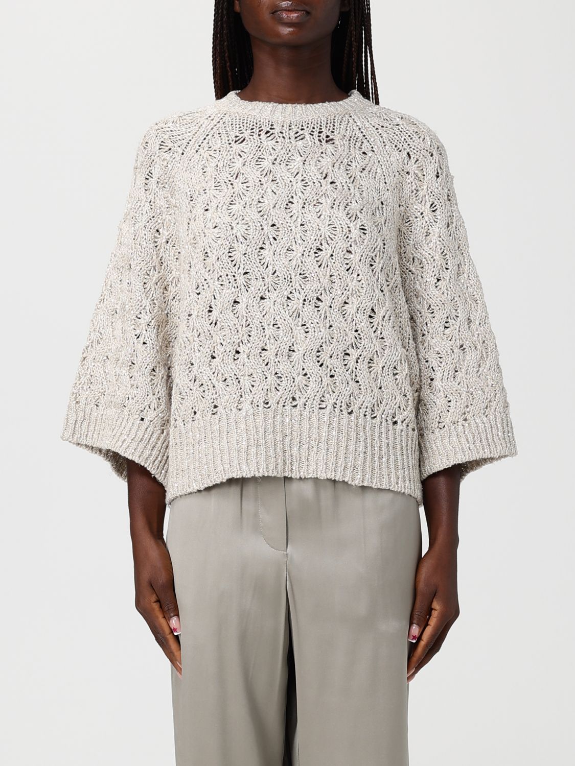 Cardigan Woman color Beige