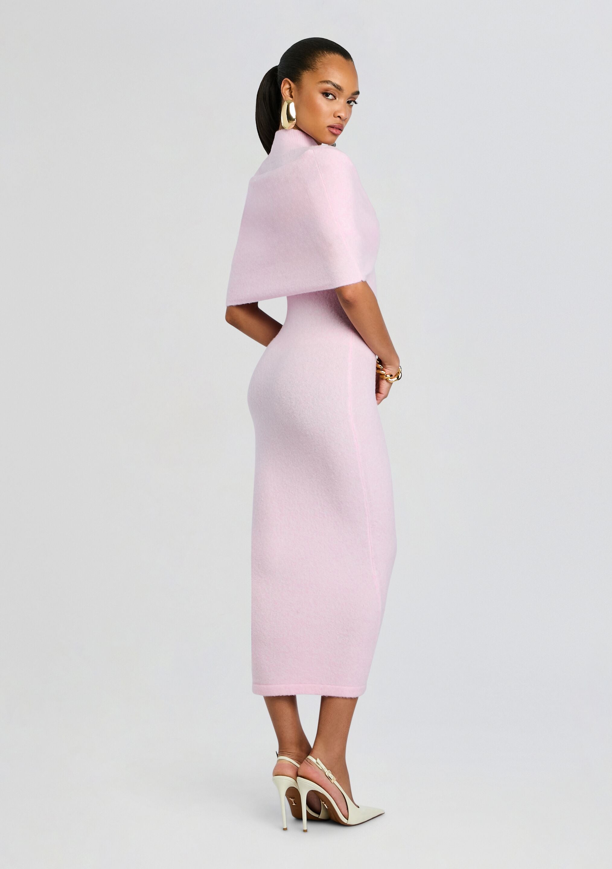 Wisteria Knit Midi Dress