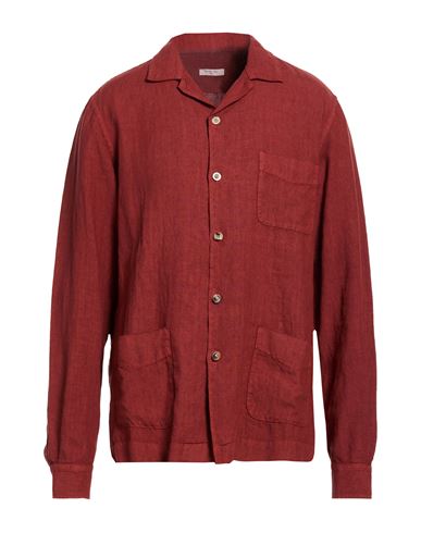 Man Jacket Brick Size 3XL Linen