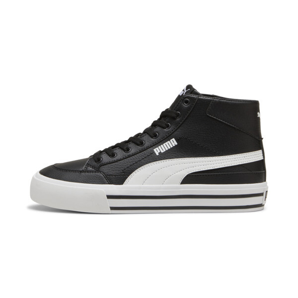 PUMA Court Classic Vulc Mid Men's Sneakers in Black