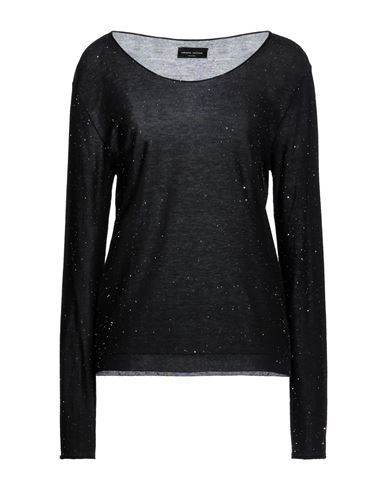 Woman Sweater Black Size XL Merino Wool