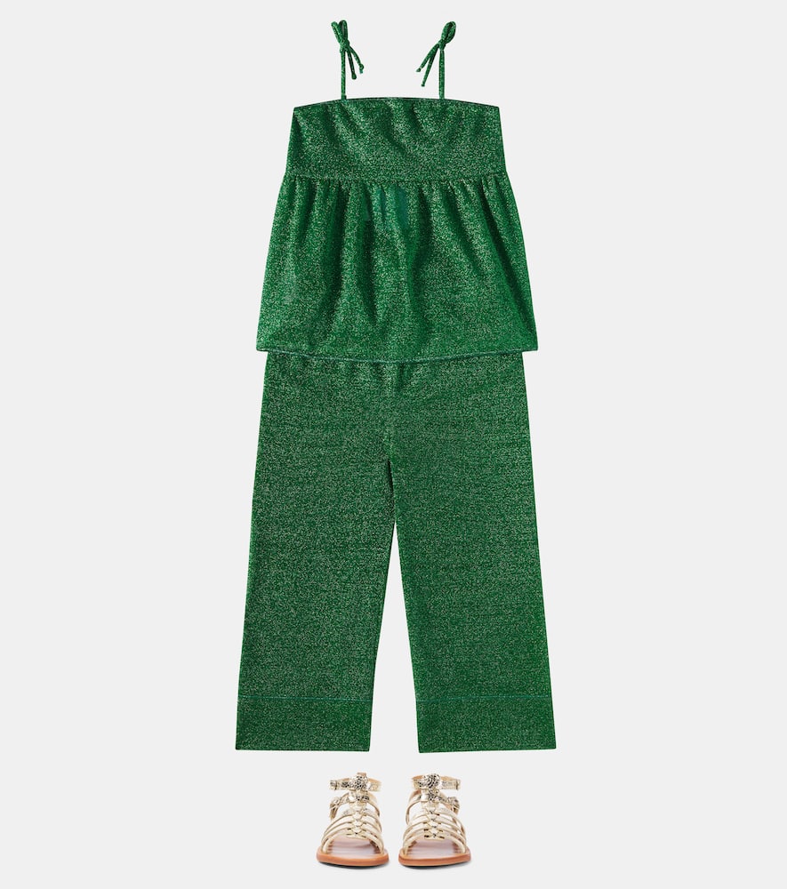 Oséree Kids OseMini Lumiére lamé top