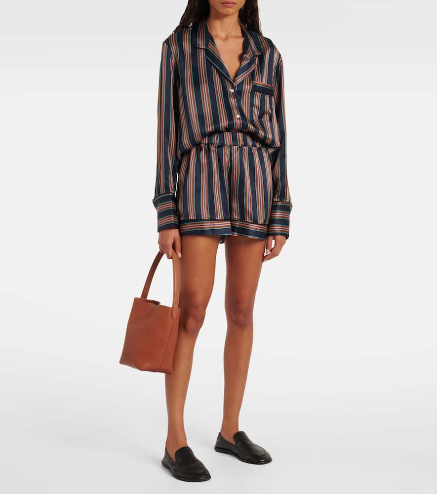 Paris silk charmeuse shirt