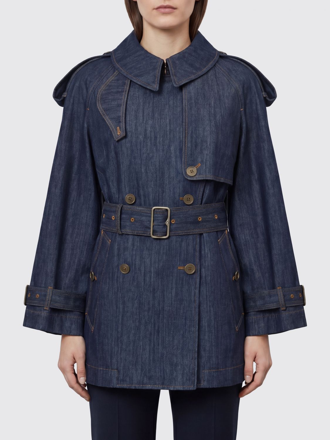 Jacket Woman color Indigo