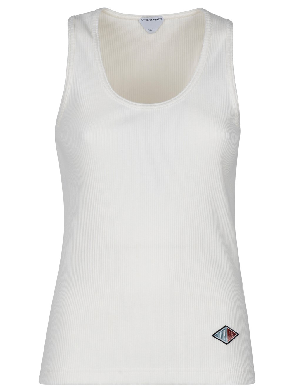 Compact Cotton Ribbed Jersey Tank Top