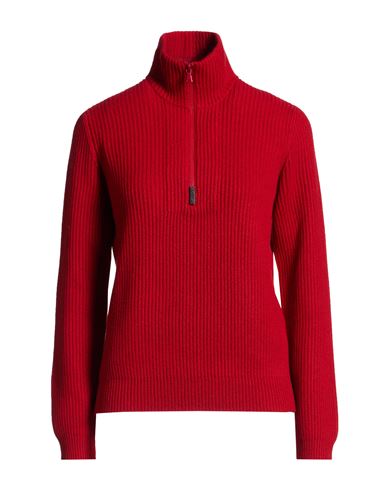 Cashmere Woman Turtleneck Red Size M Cashmere, Ecobrass