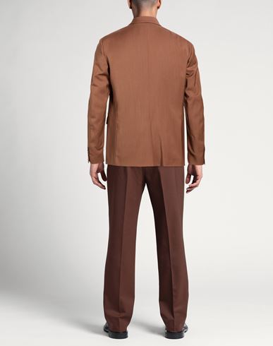 Man Blazer Brown Size 42 Virgin Wool