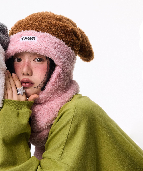 Check Layered Sweatshirt Olive