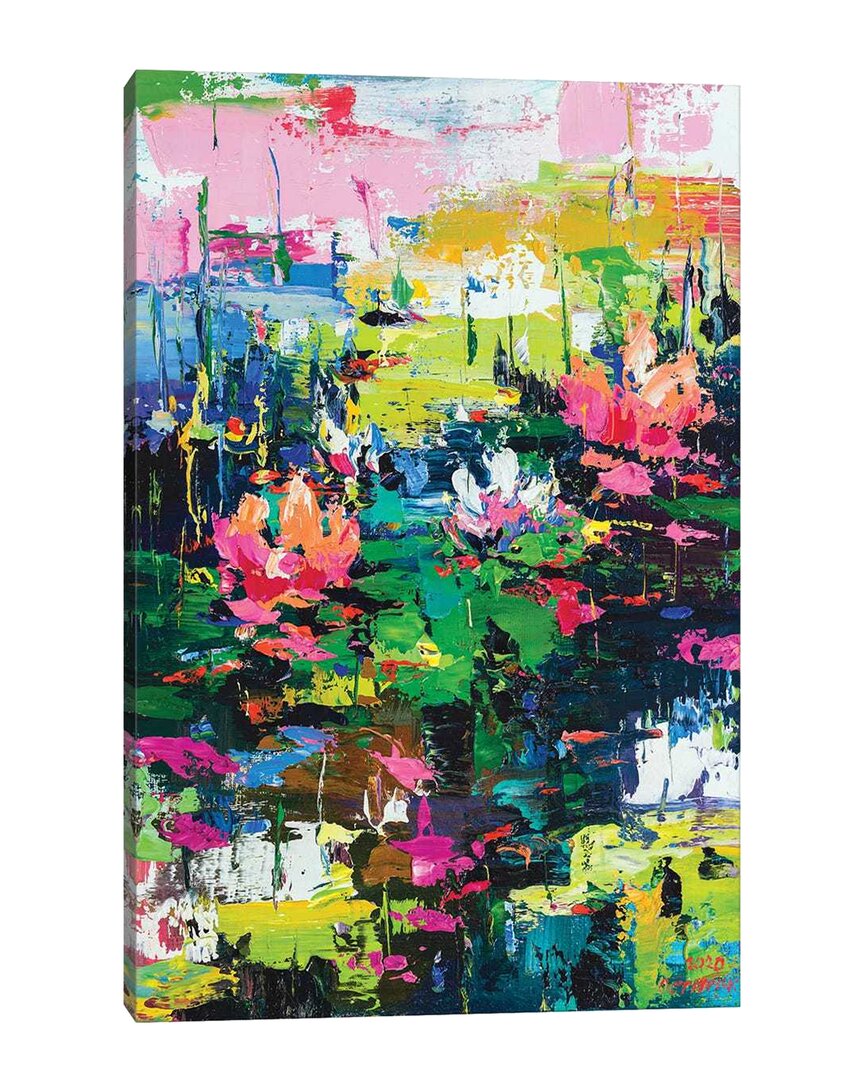 Abstract Landscape (Water Lilies) By Andrej Ostapchuk Wall Art
