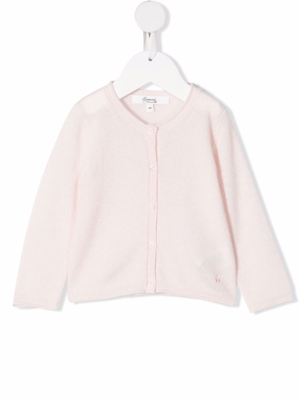 Fine-knit cardigan - Pink