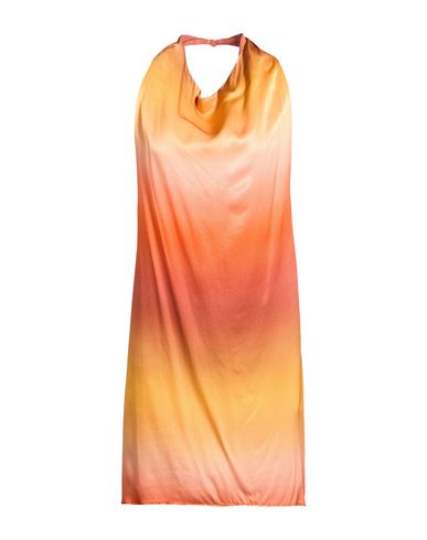 Woman Mini dress Orange Size 0 Viscose