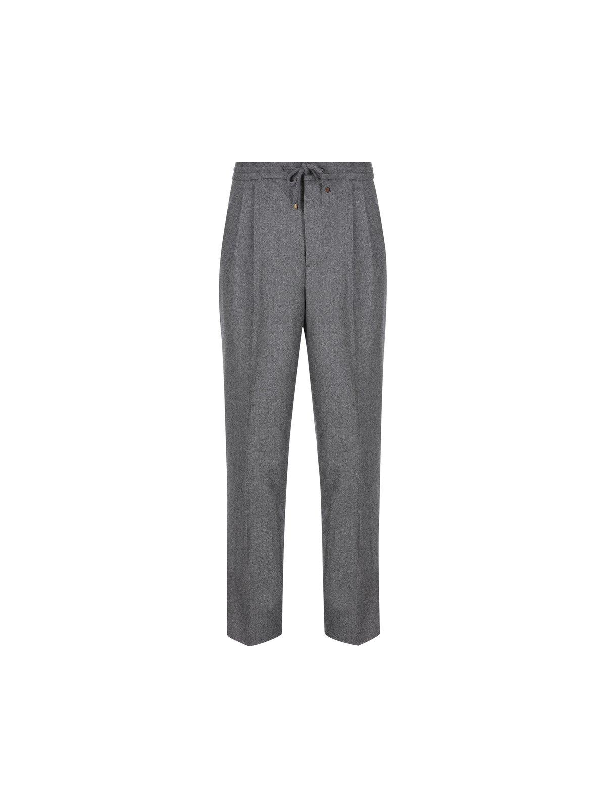 Grey Drawstring Trousers