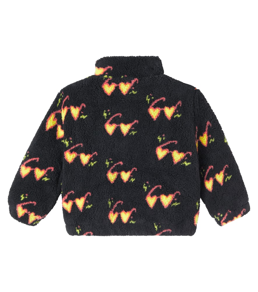 Heartglasses fleece jacket