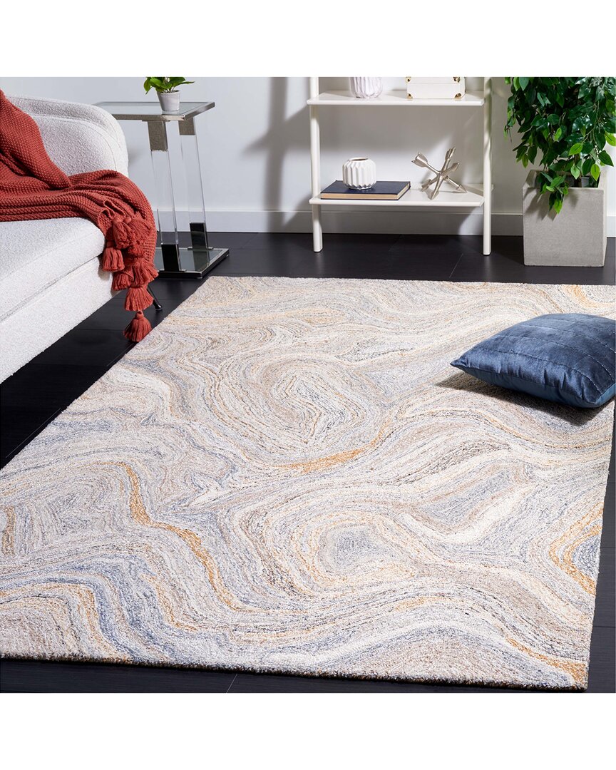 Abstract Stratone Hand-Tufted Rug