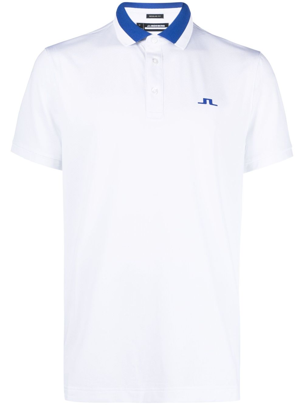 Benji logo-print polo shirt - White