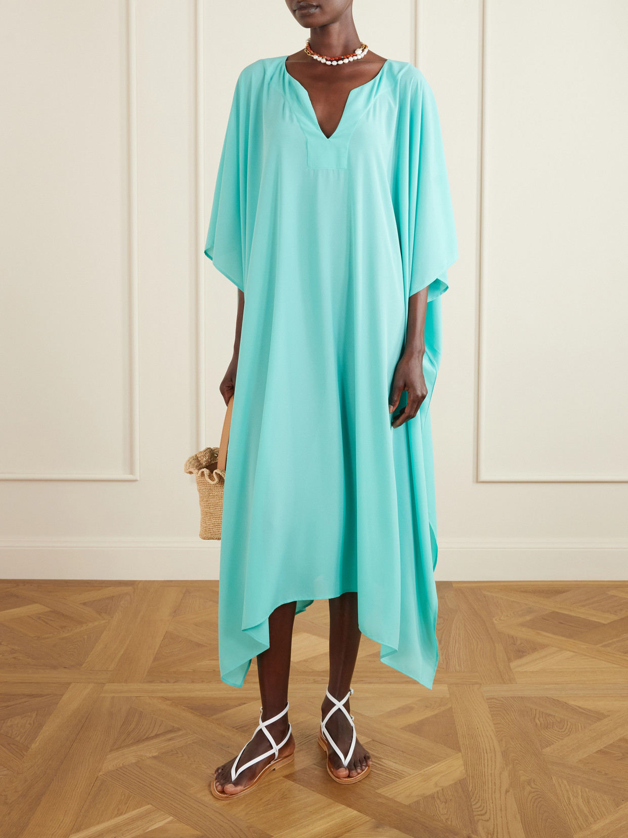 Georgette Kaftan - Blue