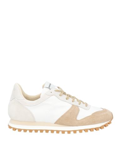 Man Sneakers Sand Size 10 Textile fibers, Leather